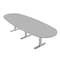 Skutchi Designs 45 in W, 144 in L, 29 in H, Engineered Wood Top, Grey HAR-BOVL-46X143-T-XD01 - alternate 1